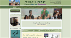 Desktop Screenshot of moffatlibrary.org