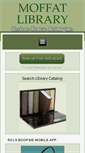 Mobile Screenshot of moffatlibrary.org